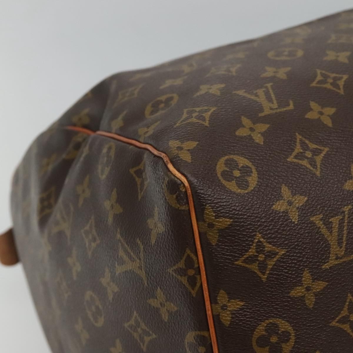 Louis Vuitton Keepall Monogram Canvas Brown Canvas Travel Bag Bag (Pre-Owned)