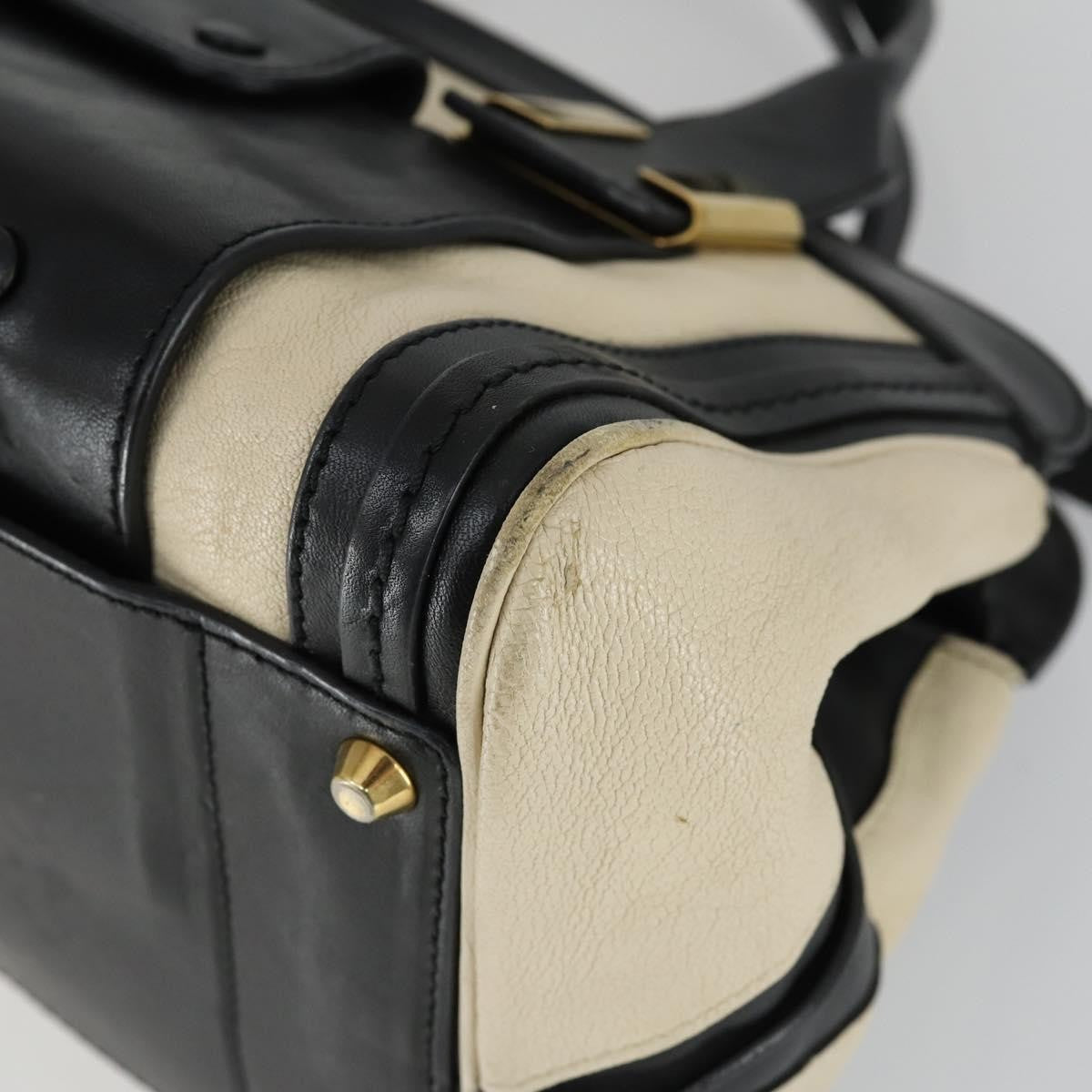 Chloe Alice Satchel Leather White Leather Handbag (Pre-Owned)