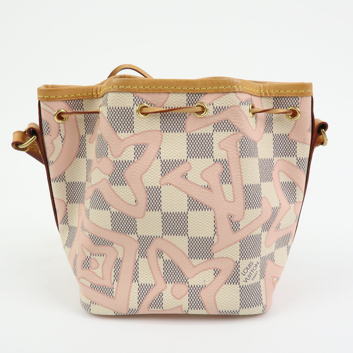 Louis Vuitton Noe Limited Edition Damier Tahitienne White Canvas Shoulder Bag Bag (Pre-Owned)