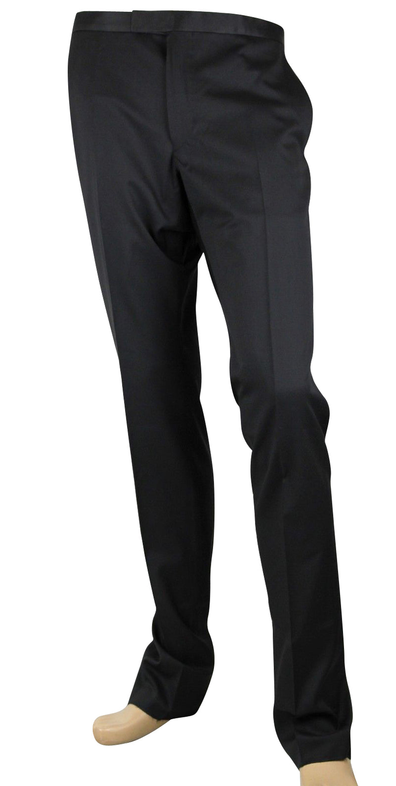 Gucci Men's Skinny Black Wool 60 Evening Dress Pant