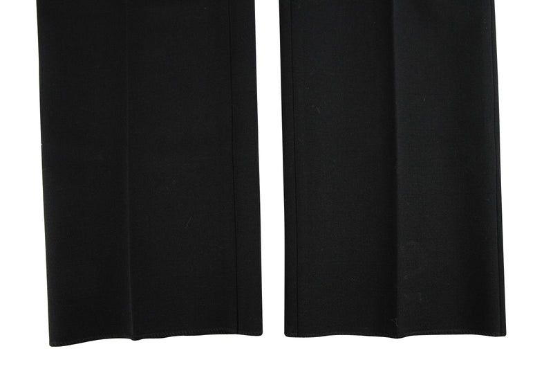 Gucci Men's Stretch Skinny 60s Black Cotton Elastane Dress Pant
