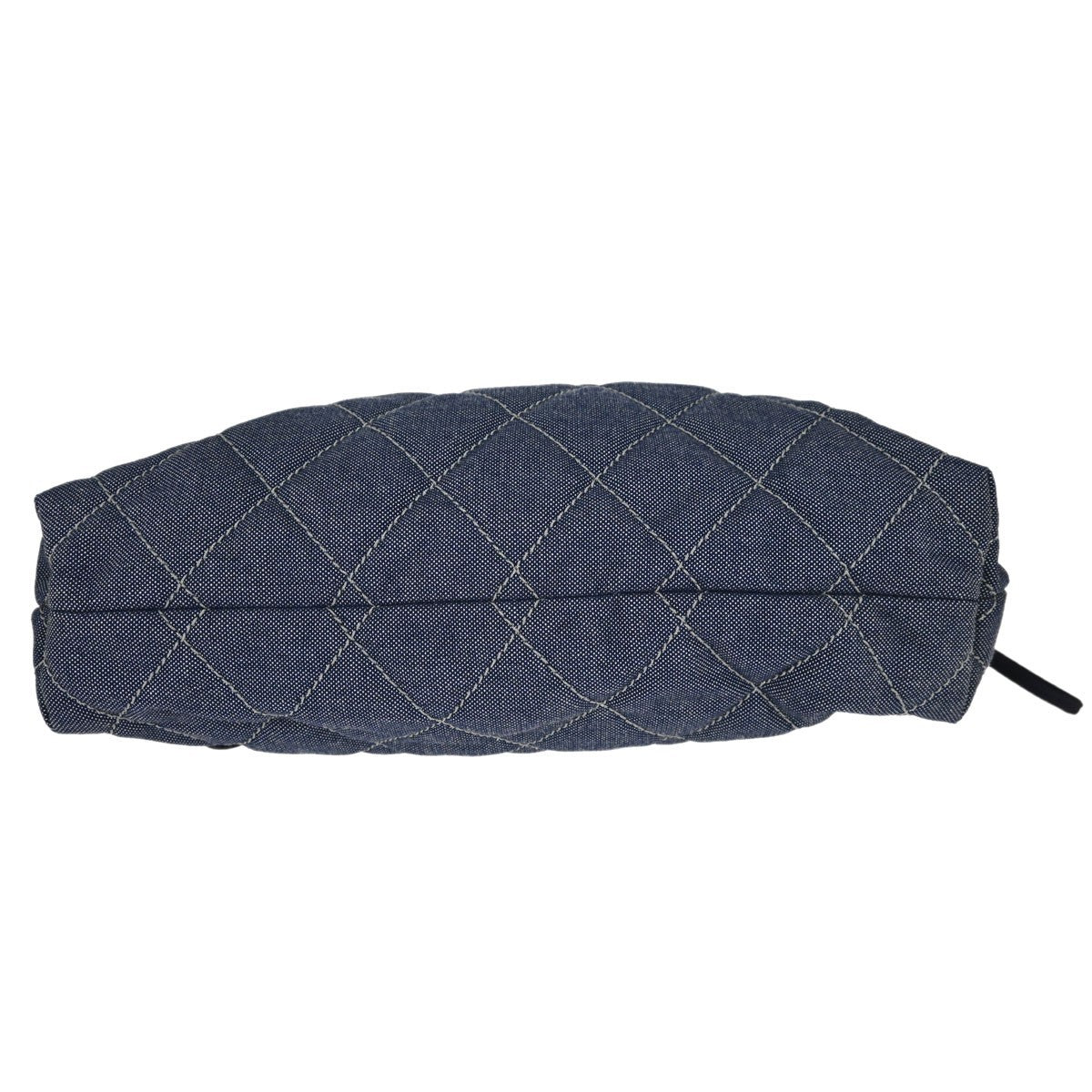 Chanel Bon Bon Quilted Denim Blue Denim_Jeans Tote Bag Bag (Pre-Owned)