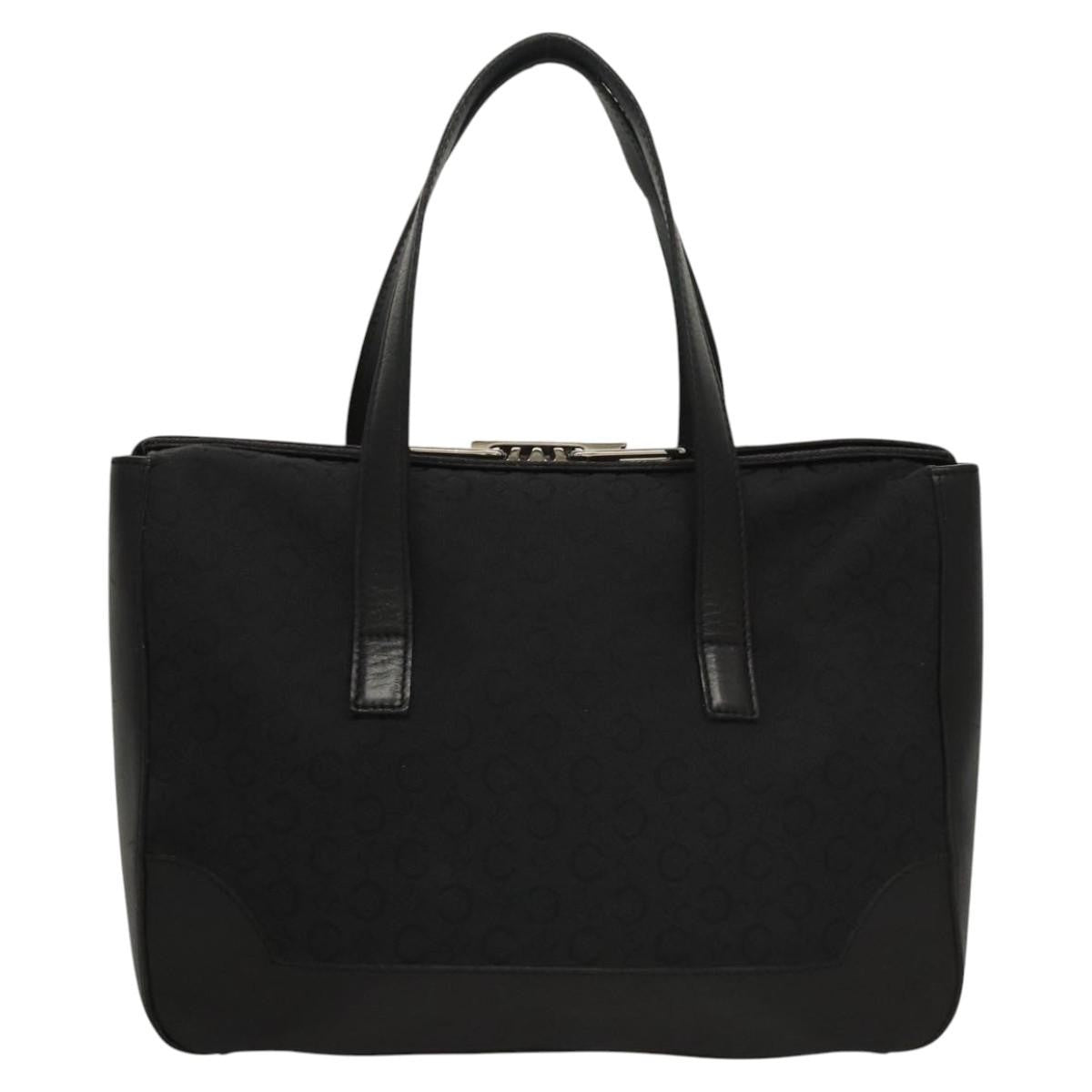 Celine C Macadam Canvas Black Canvas Handbag (Pre-Owned)