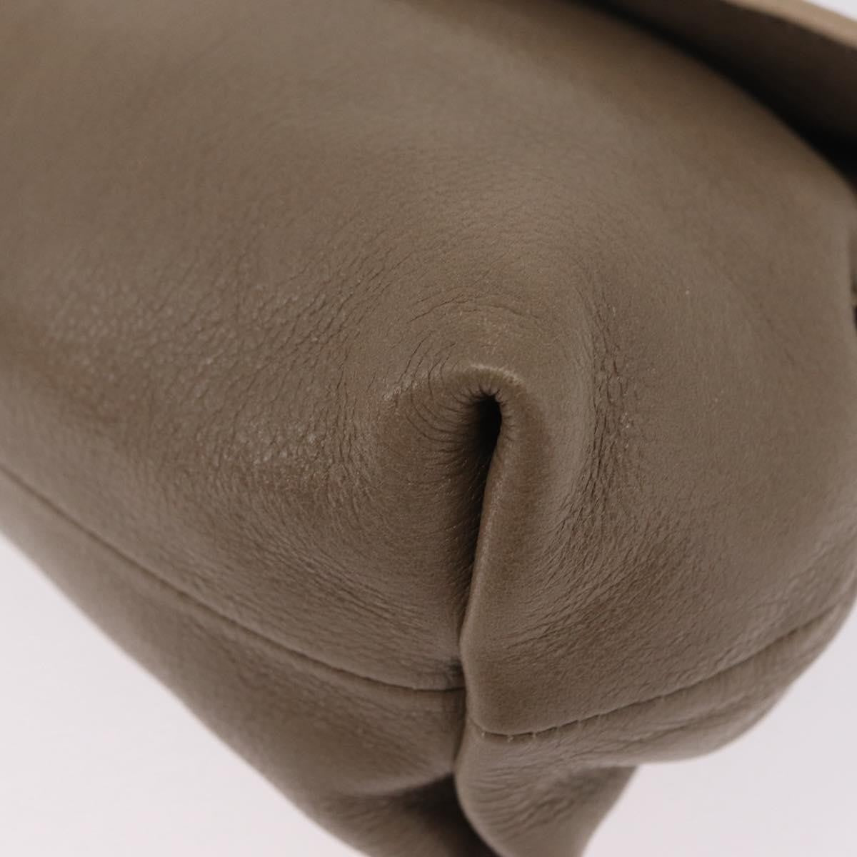 Chloe Lily Leather Beige Leather Shoulder Bag Bag (Pre-Owned)