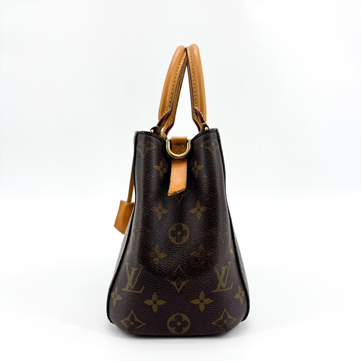 Louis Vuitton Montaigne Monogram Canvas Brown Canvas Handbag (Pre-Owned)