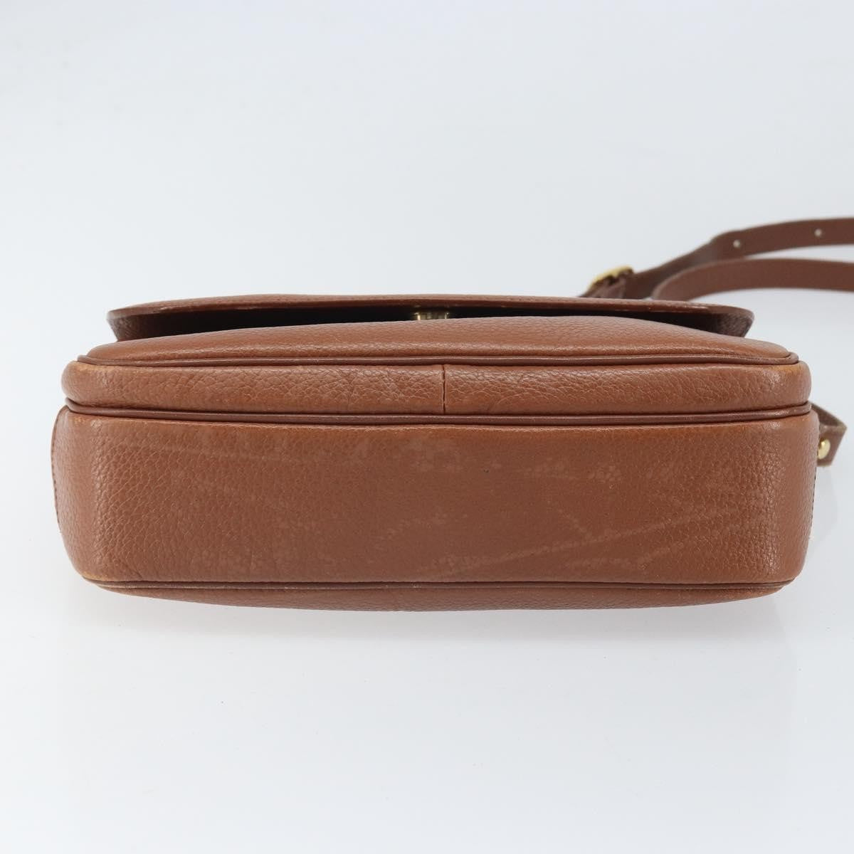 Burberry Vintage Leather Brown Leather Shoulder Bag Bag (Pre-Owned)