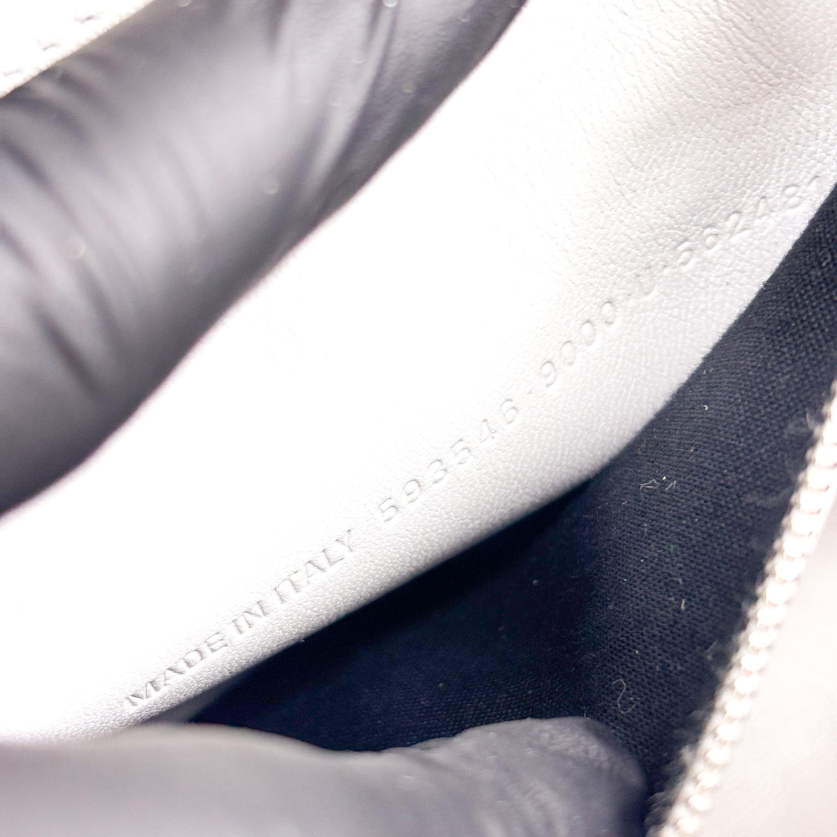 Balenciaga Hourglass Top Handle Leather White Leather Handbag (Pre-Owned)