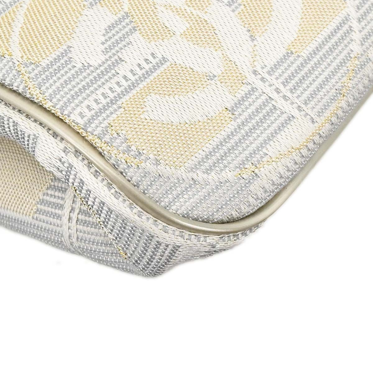 Chanel Travel Line Nylon Gold Nylon Tote Bag Bag (Pre-Owned)