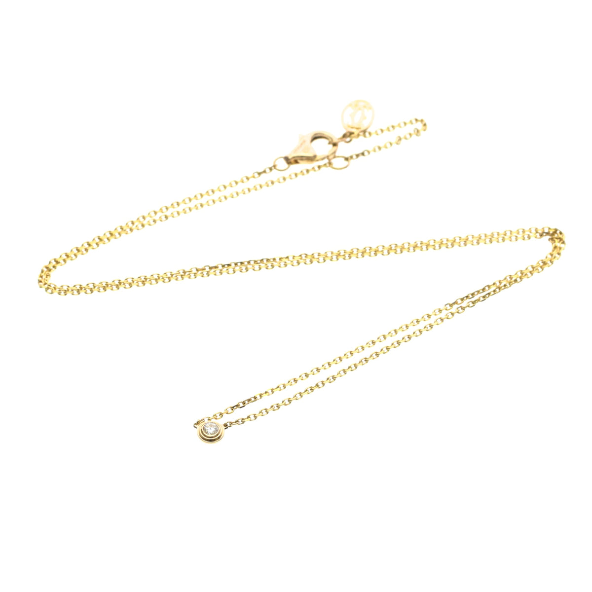 Cartier Cartier D'amour Pendant 18K Rose Gold With Diamond Gold Pink_Gold Necklace Jewelry (Pre-Owned)