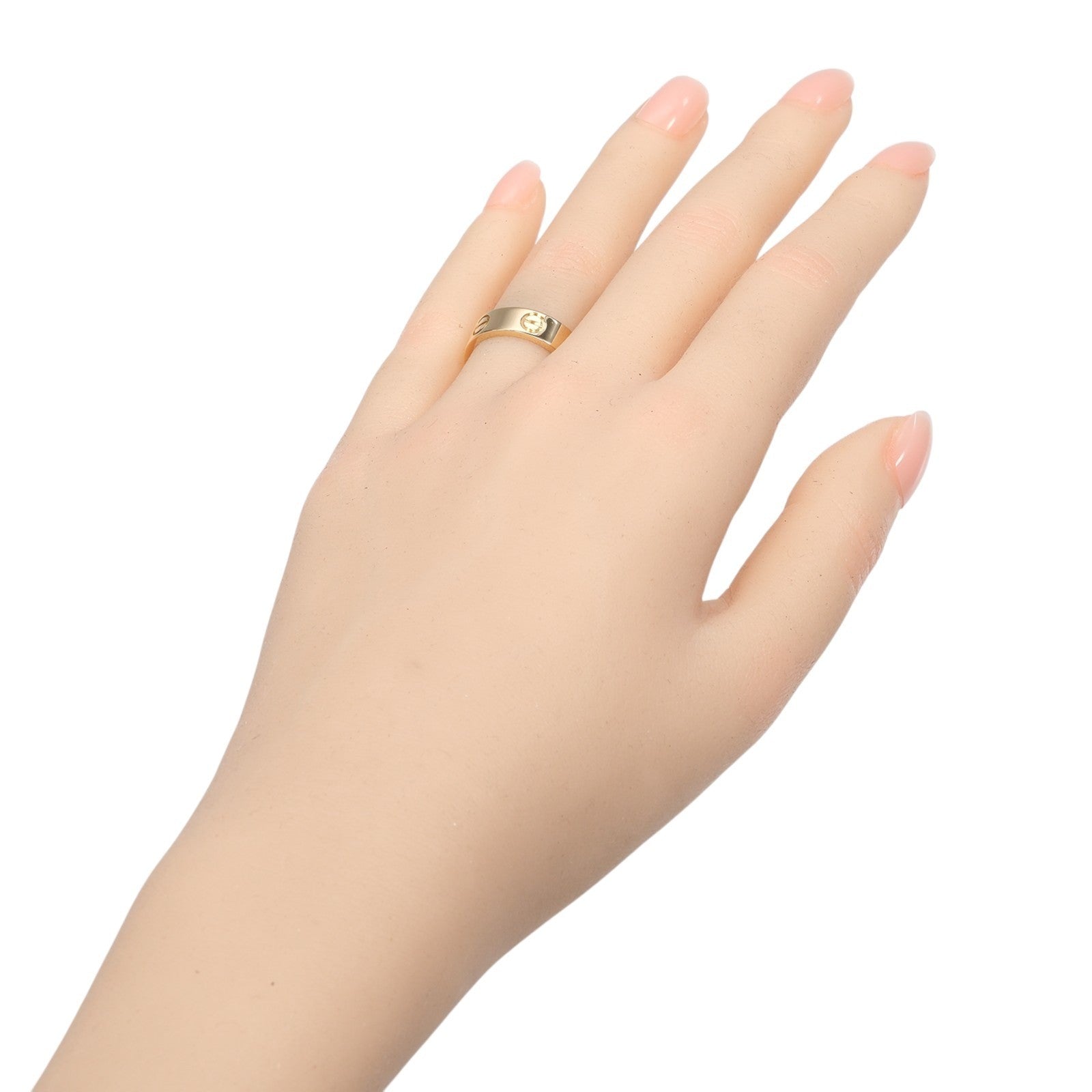 Cartier Love Wedding Band 18K Yellow Gold Gold Yellow_Gold Ring Jewelry (Pre-Owned)