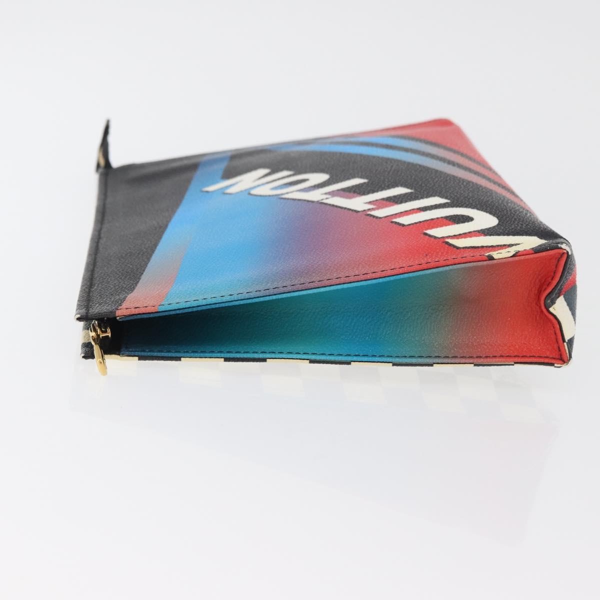 Louis Vuitton Toiletry Limited Edition Race Print Canvas Multicolour Canvas Clutche & Pouche Bag (Pre-Owned)