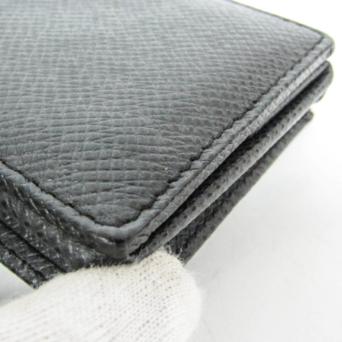 Louis Vuitton Porte Monnaie Boite Leather Black Leather Wallets Accessory (Pre-Owned)