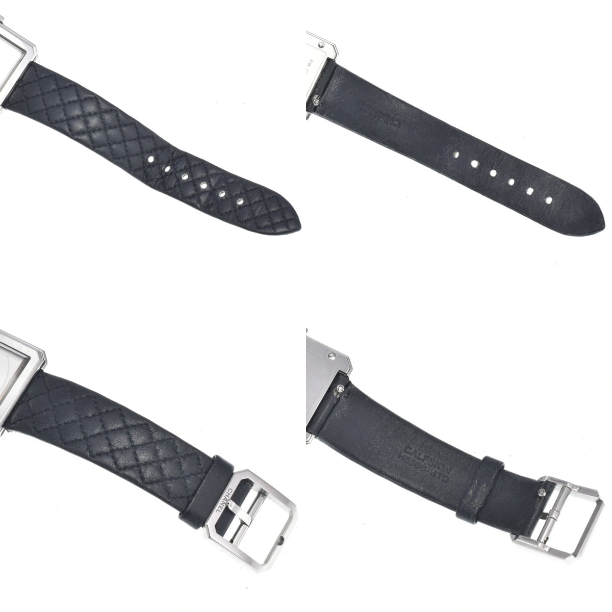 Chanel Boy·Friend Quartz Stainless Steel And Quilted Leather Watch (Pre-Owned)