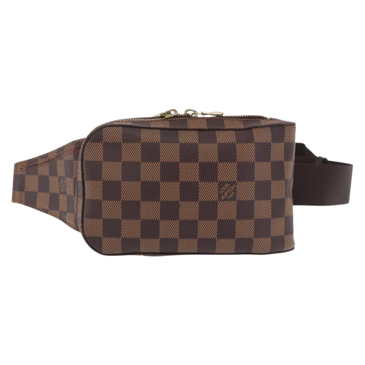 Louis Vuitton Geronimos Damier Brown Canvas Clutche & Pouche Bag (Pre-Owned)