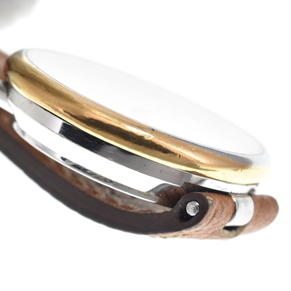 Hermes Arceau Quartz Stainless Steel And Leather Watch (Pre-Owned)