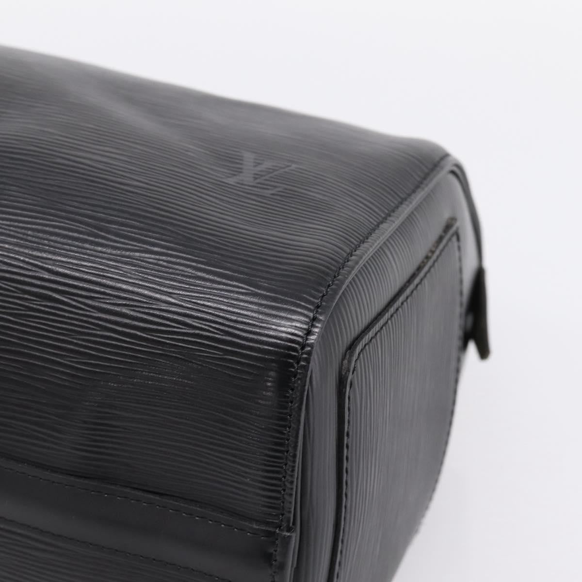 Louis Vuitton Speedy Epi Leather Black Leather Handbag (Pre-Owned)