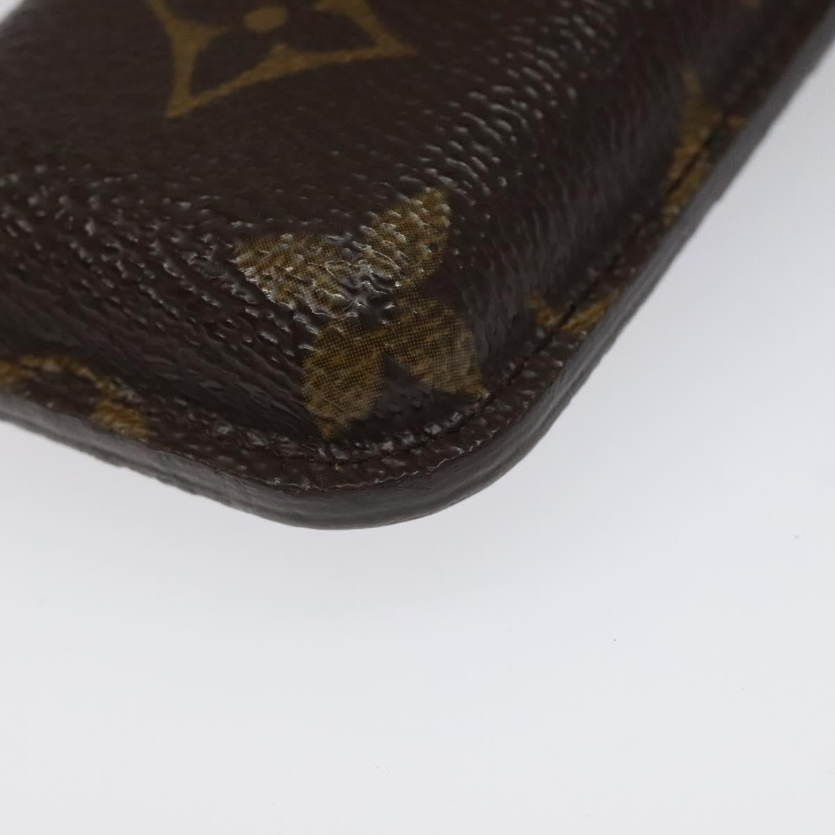 Louis Vuitton Étui Téléphone Monogram Canvas Brown Canvas Tech Accessory Accessory (Pre-Owned)