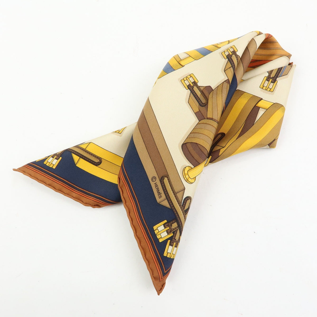Hermes Carré 42 Silk Multicolour Silk Scarve & Shawl Accessory (Pre-Owned)