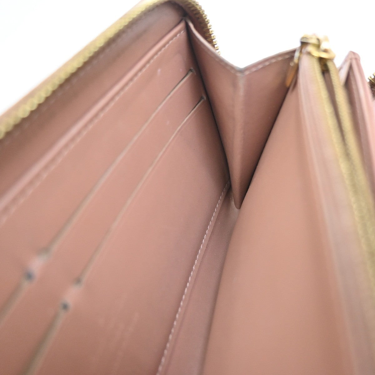 Louis Vuitton Portefeuille Zippy Monogramme Empreinte Monogramme Empreinte Pink Patent_Leather Wallets Accessory (Pre-Owned)