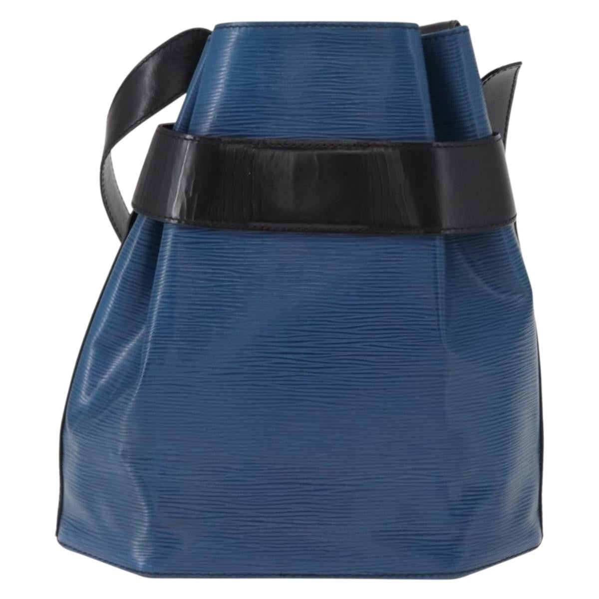 Louis Vuitton Vintage Sac D'epaule Epi Leather Blue Leather Shoulder Bag Bag (Pre-Owned)