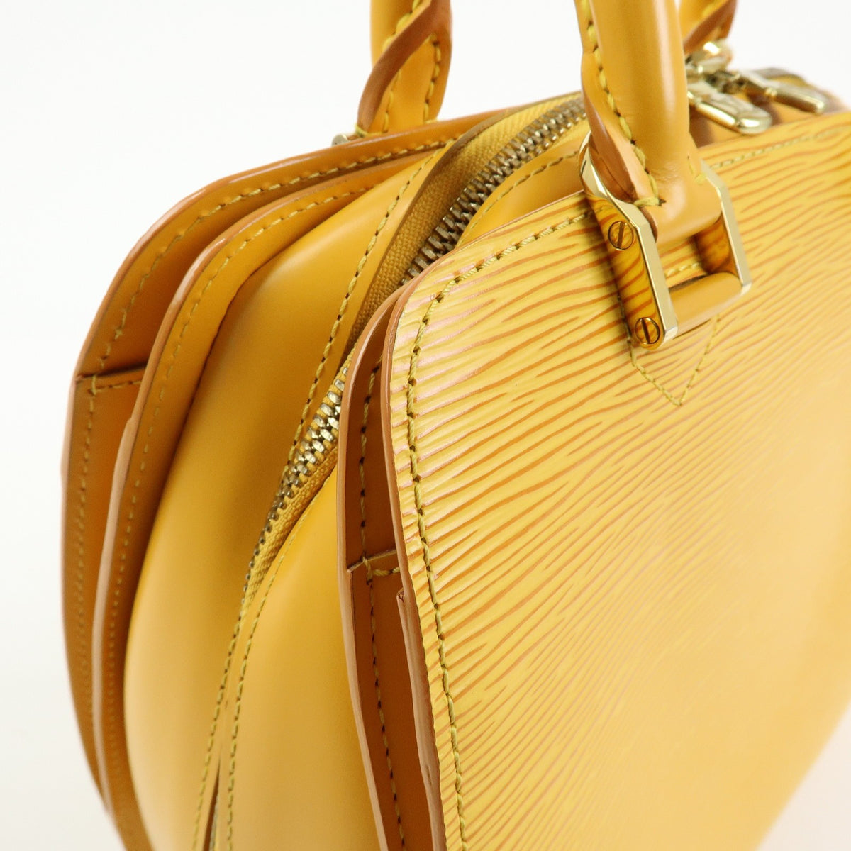 Louis Vuitton Pont Neuf Epi Leather Yellow Leather Handbag (Pre-Owned)