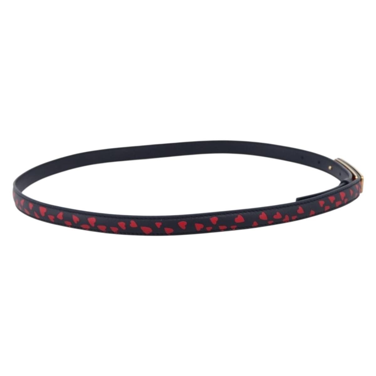 Christian Dior Vintage Belt Canvas Black Leather Belts Accessory (Pre-Owned)
