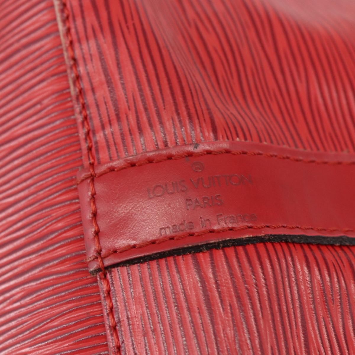Louis Vuitton Petit Noe Epi Leather Red Leather Shoulder Bag Bag (Pre-Owned)