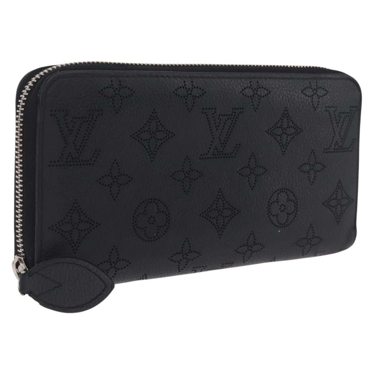 Louis Vuitton Zippy Mahina Leather Black Leather Wallets Accessory (Pre-Owned)
