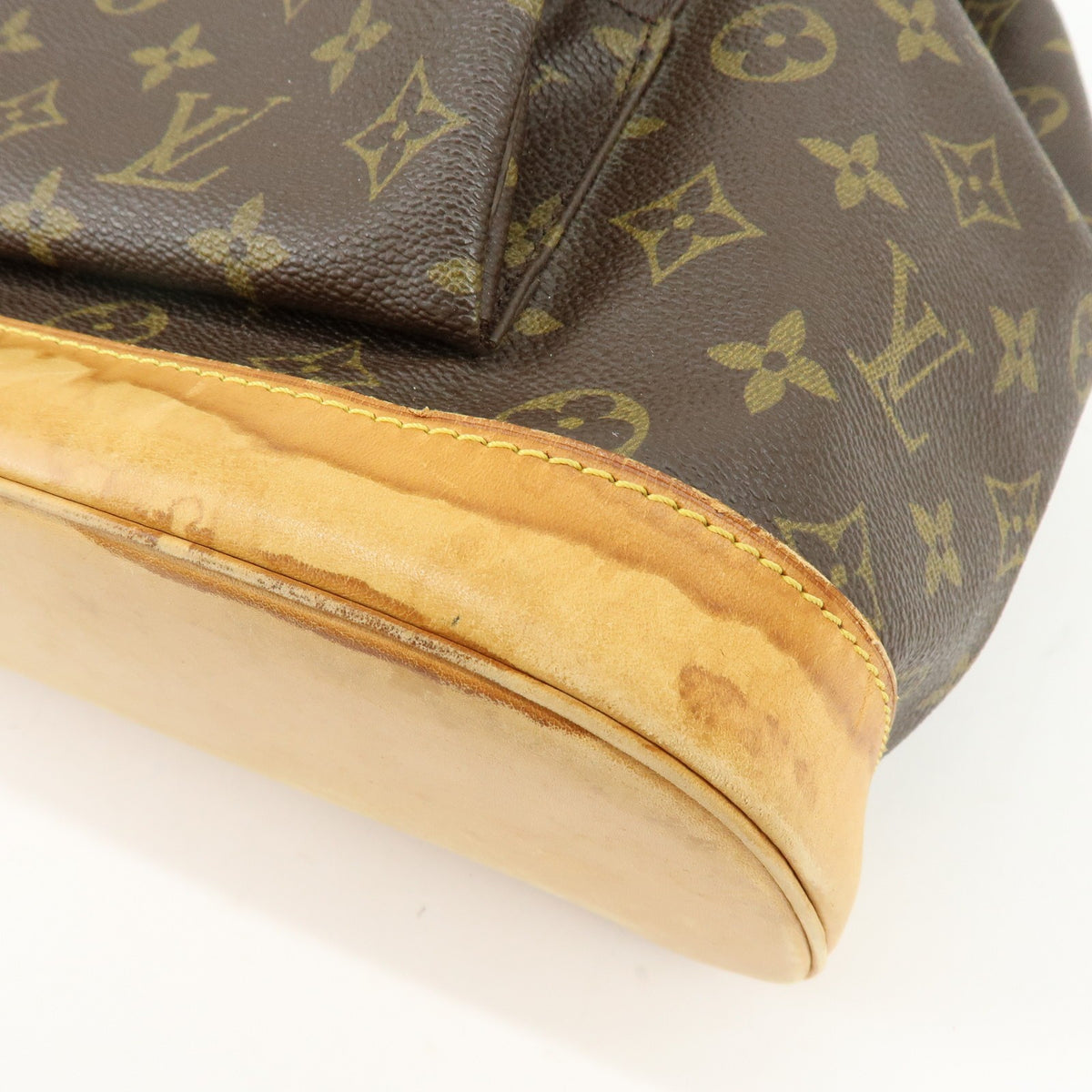 Louis Vuitton Vintage Montsouris Monogram Canvas Brown Canvas Backpack Bag (Pre-Owned)