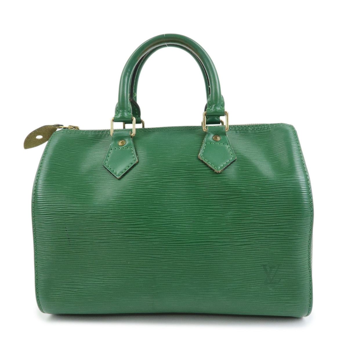 Louis Vuitton Speedy Epi Leather Green Leather Handbag (Pre-Owned)