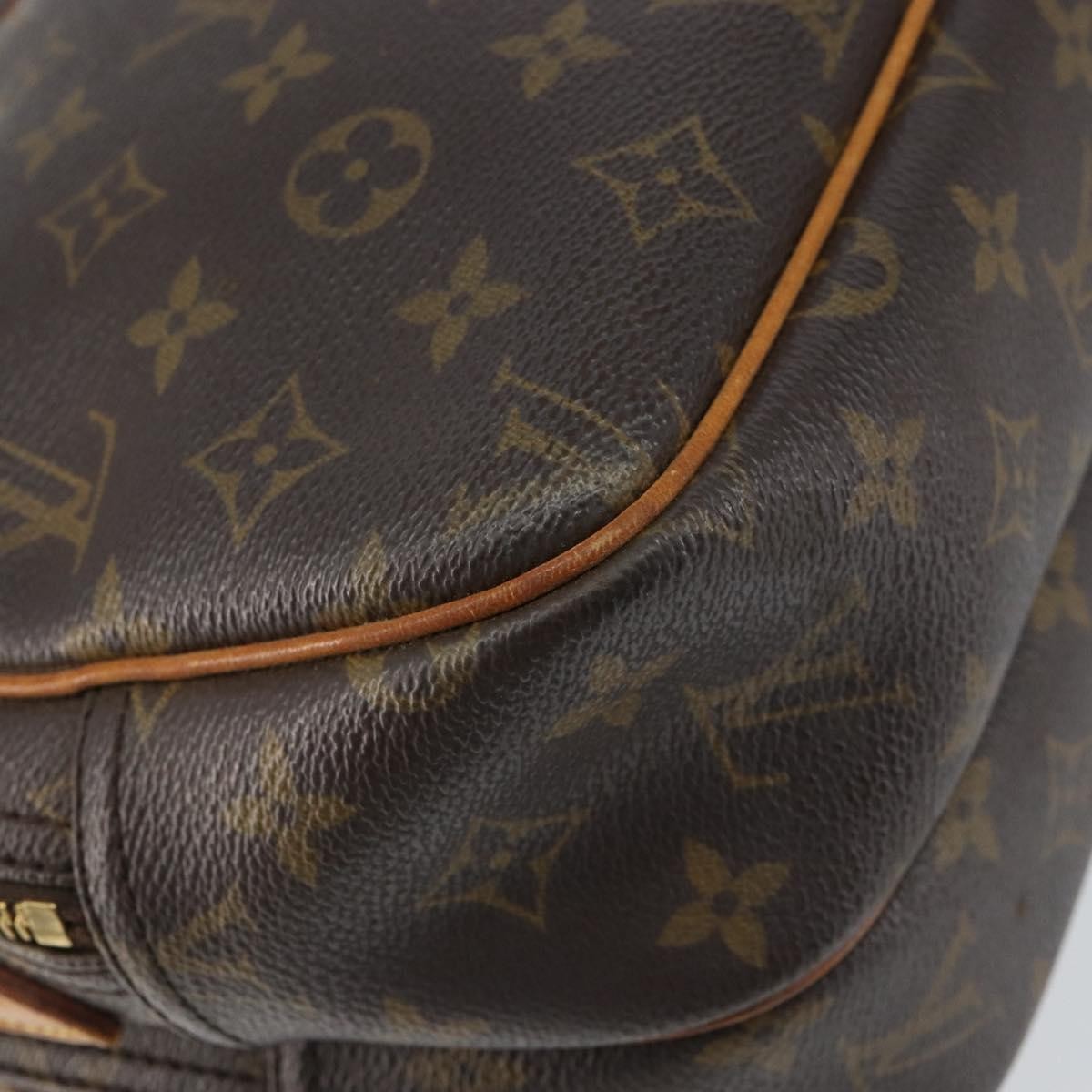 Louis Vuitton Reporter Monogram Canvas Brown Canvas Shoulder Bag Bag (Pre-Owned)