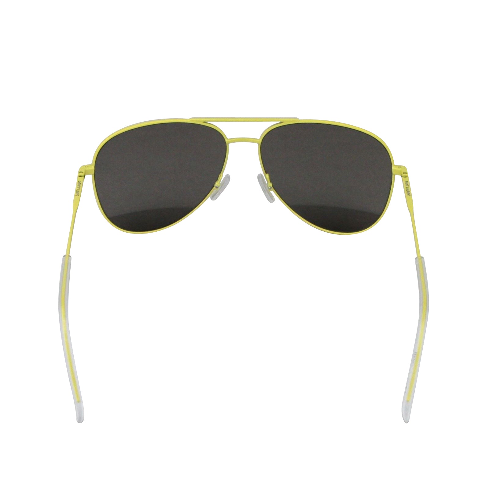 Saint Laurent Men's Yellow Metal Classic 11 Aviator Sunglasses