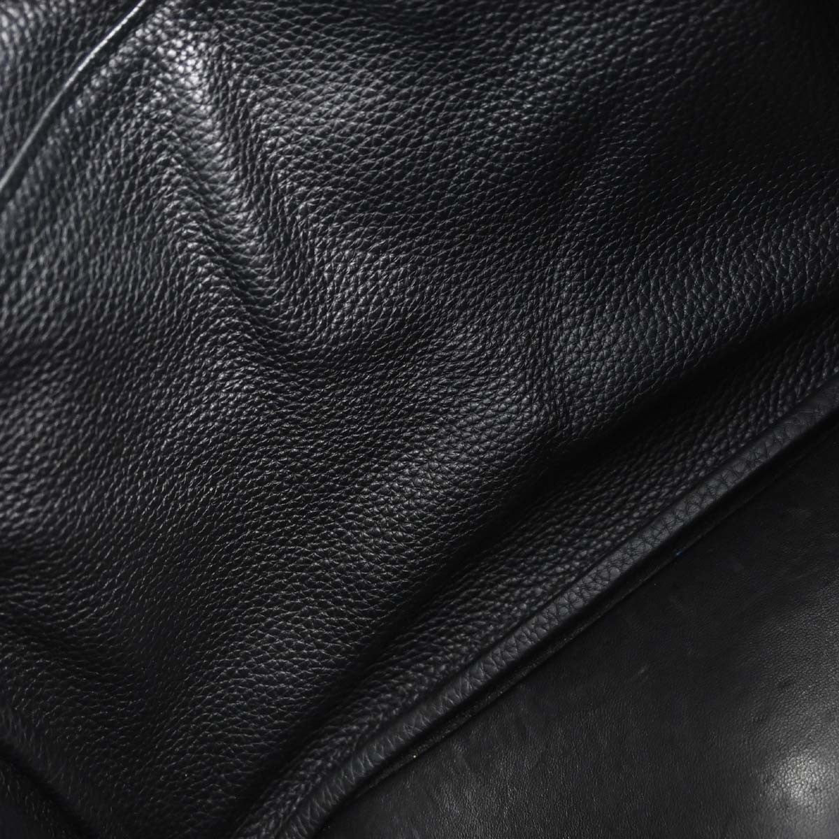 Hermes Lindy Clemence Black Leather Shoulder Bag Bag (Pre-Owned)