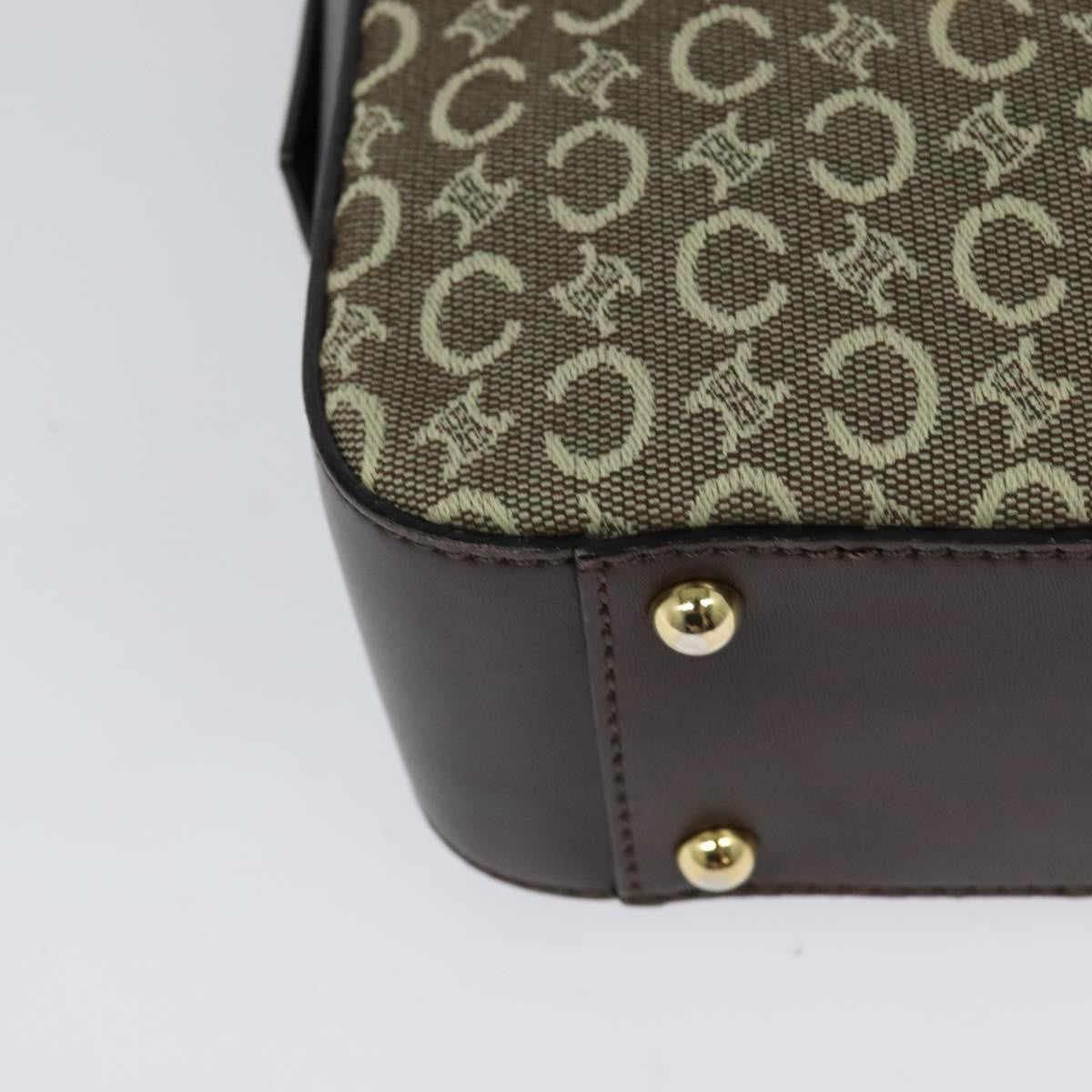 Celine C Macadam Canvas Gray Canvas Handbag (Pre-Owned)