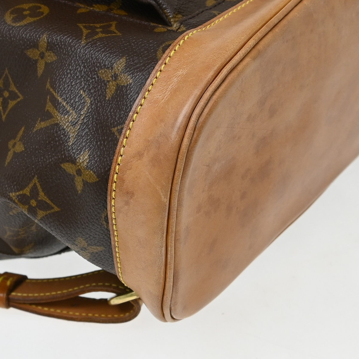 Louis Vuitton Vintage Montsouris Monogram Canvas Brown Canvas Backpack Bag (Pre-Owned)