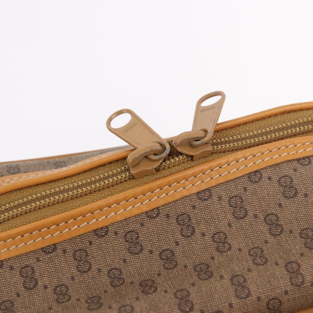 Gucci Micro Gg Canvas Canvas Beige Canvas Shoulder Bag Bag (Pre-Owned)