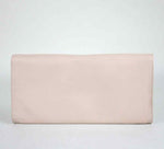 BOTTEGA VENETA Women's Leather Wristlet Clutch Bag Gold Detail Pink