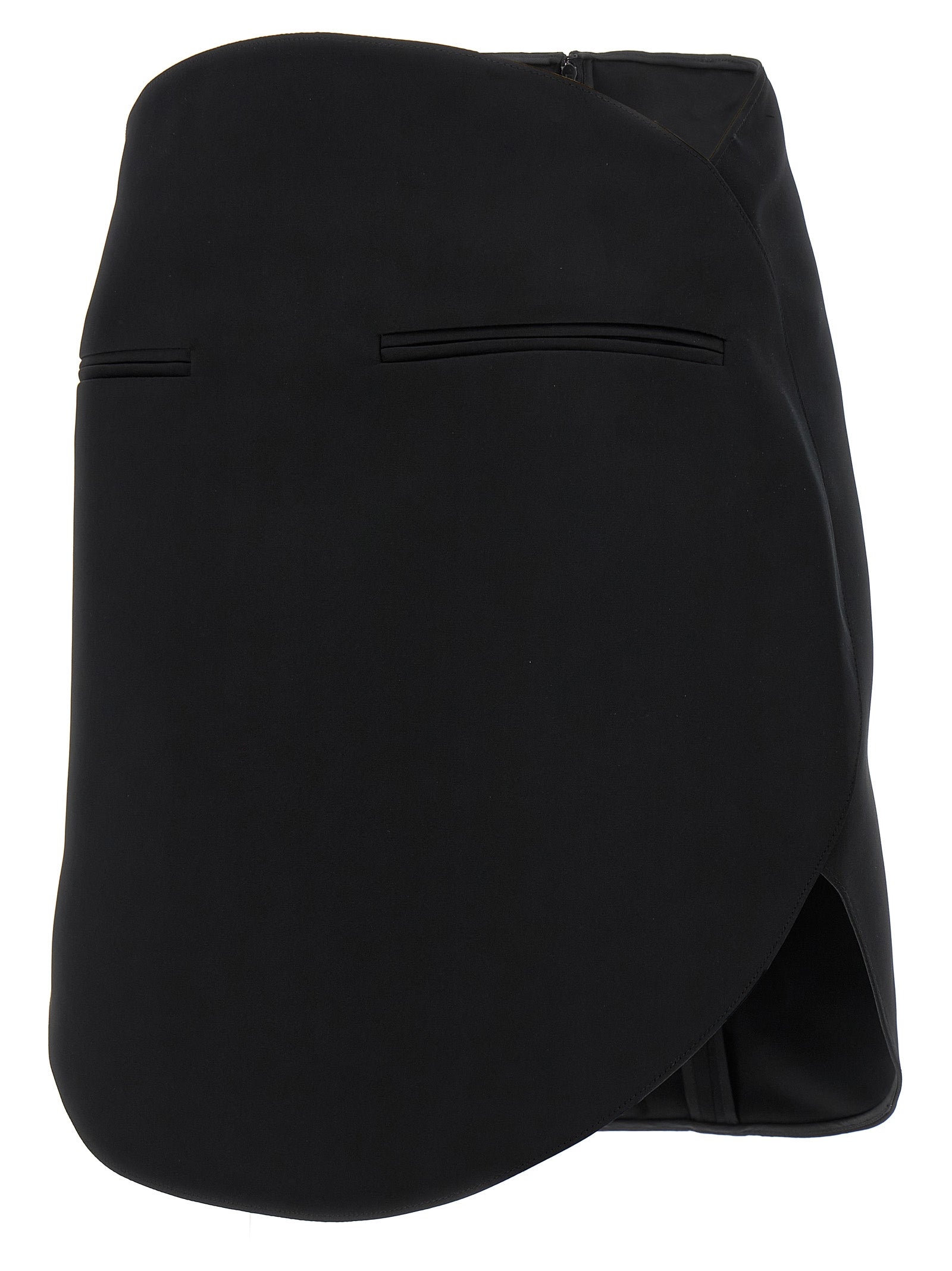 Courreges Women's Circle Satin Skirt