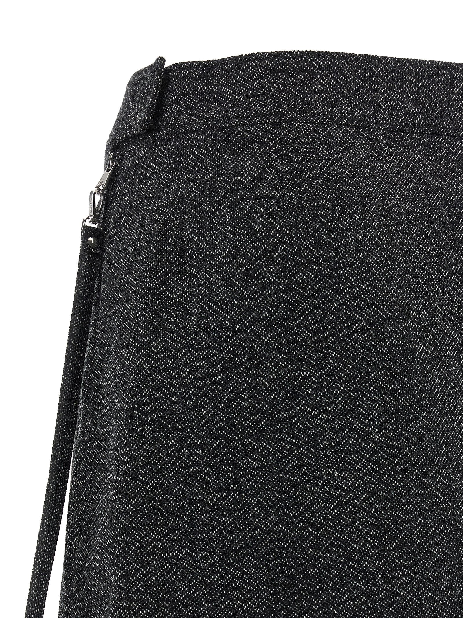 Courreges Women's Zipped Caviar Mini Skirt