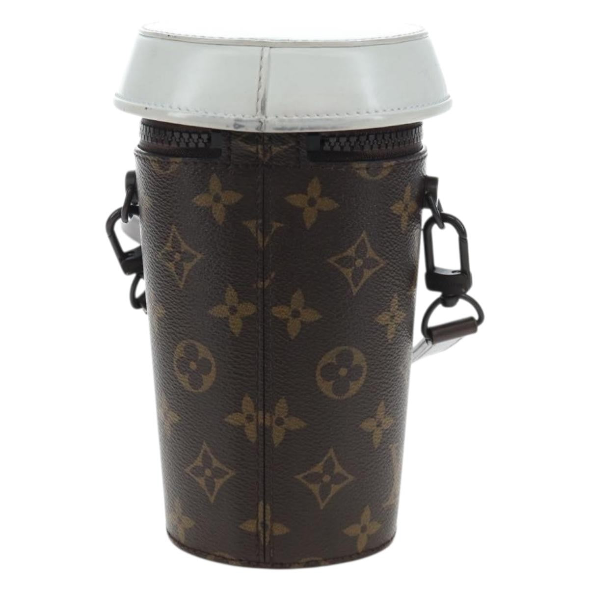 Louis Vuitton Coffee Cup Convertible Everyday Signature Vintage Monogram Canvas Brown Canvas Shoulder Bag Bag (Pre-Owned)
