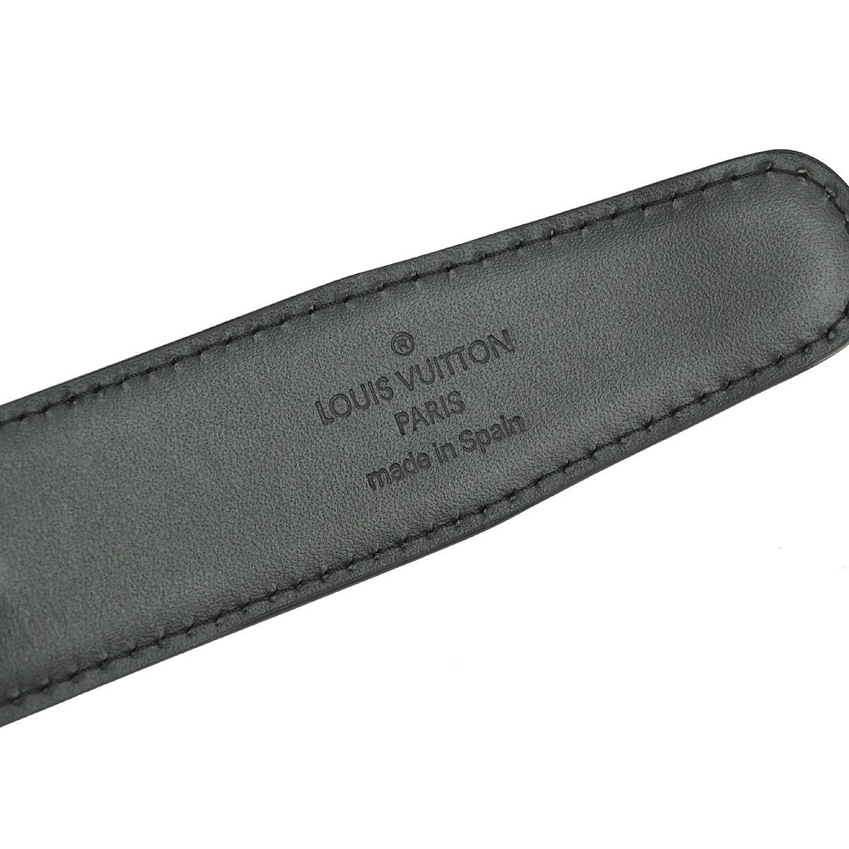 Louis Vuitton Classique Belt Epi Leather Black Leather Belts Accessory (Pre-Owned)