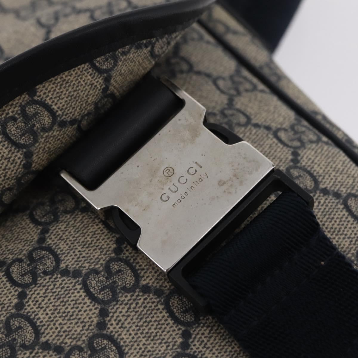Gucci Gg Messenger Gg Coated Canvas Navy Pvc Shoulder Bag Bag (Pre-Owned)