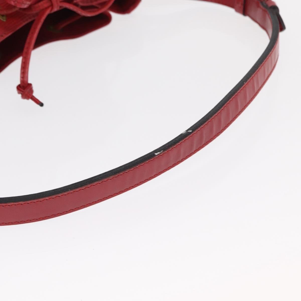 Louis Vuitton Petit Noe Epi Leather Red Leather Shoulder Bag Bag (Pre-Owned)