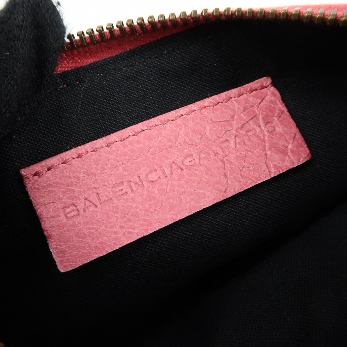 Balenciaga Classic Studs Reporter Leather Pink Leather Crossbody Bag Bag (Pre-Owned)