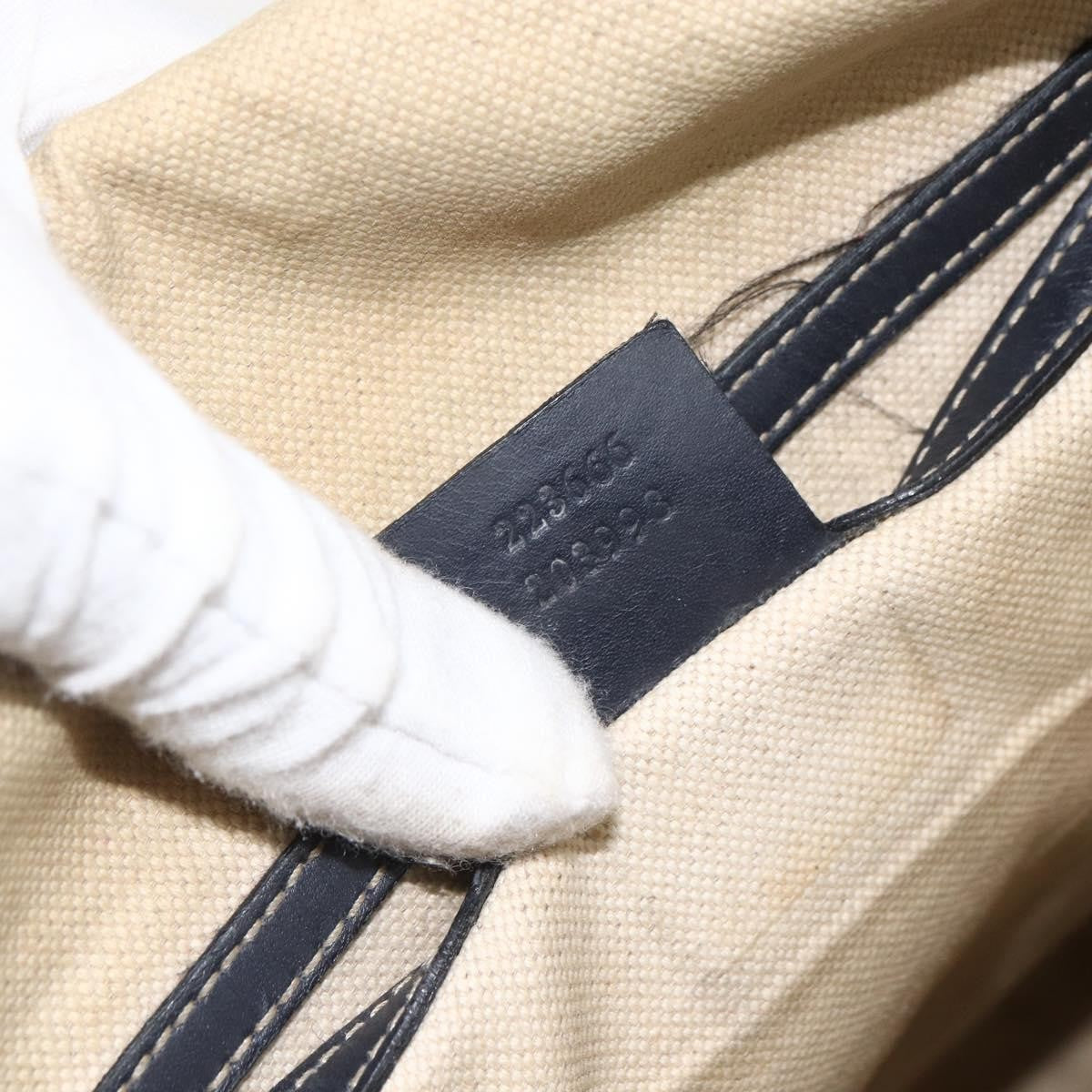 Gucci Flap Messenger Gg Coated Canvas Navy Canvas Shoulder Bag Bag (Pre-Owned)