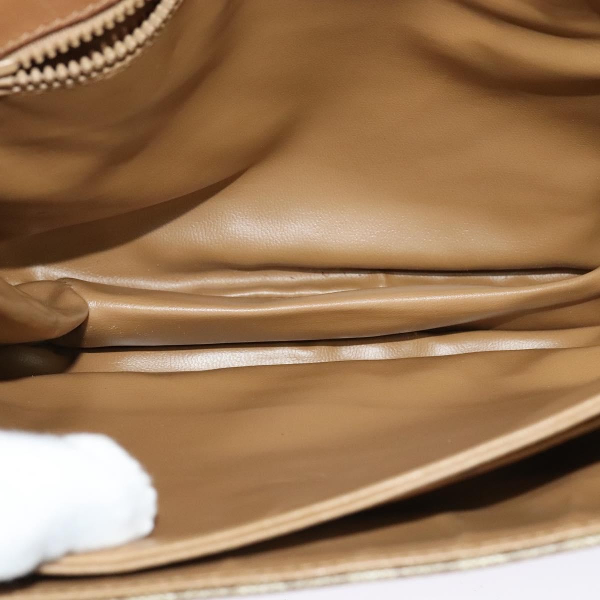 Celine Vintage Macadam Canvas Beige Canvas Backpack Bag (Pre-Owned)