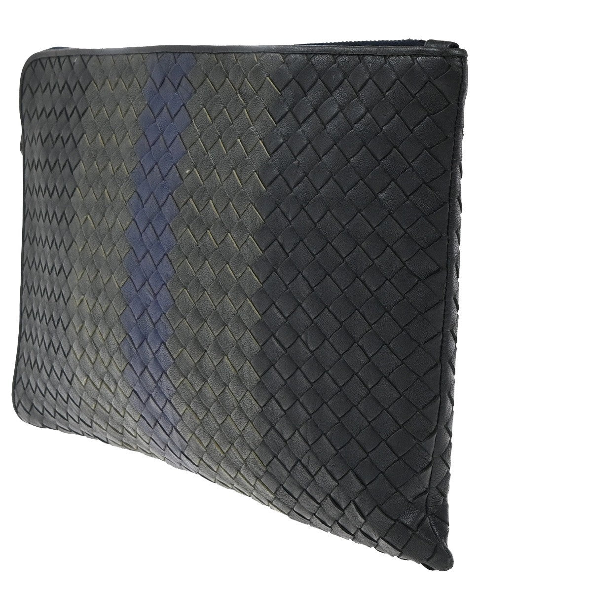 Bottega Veneta Portfolio Intrecciato Nappa Multicolour Leather Clutche & Pouche Bag (Pre-Owned)