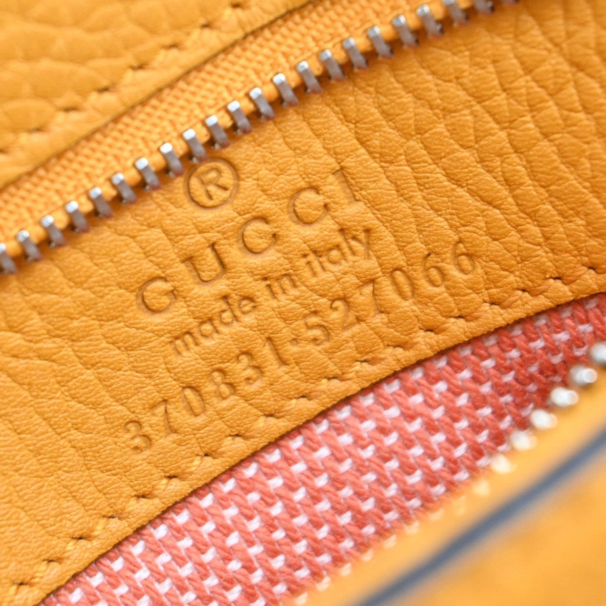 Gucci Bamboo Daily Top Handle Leather Orange Leather Handbag (Pre-Owned)