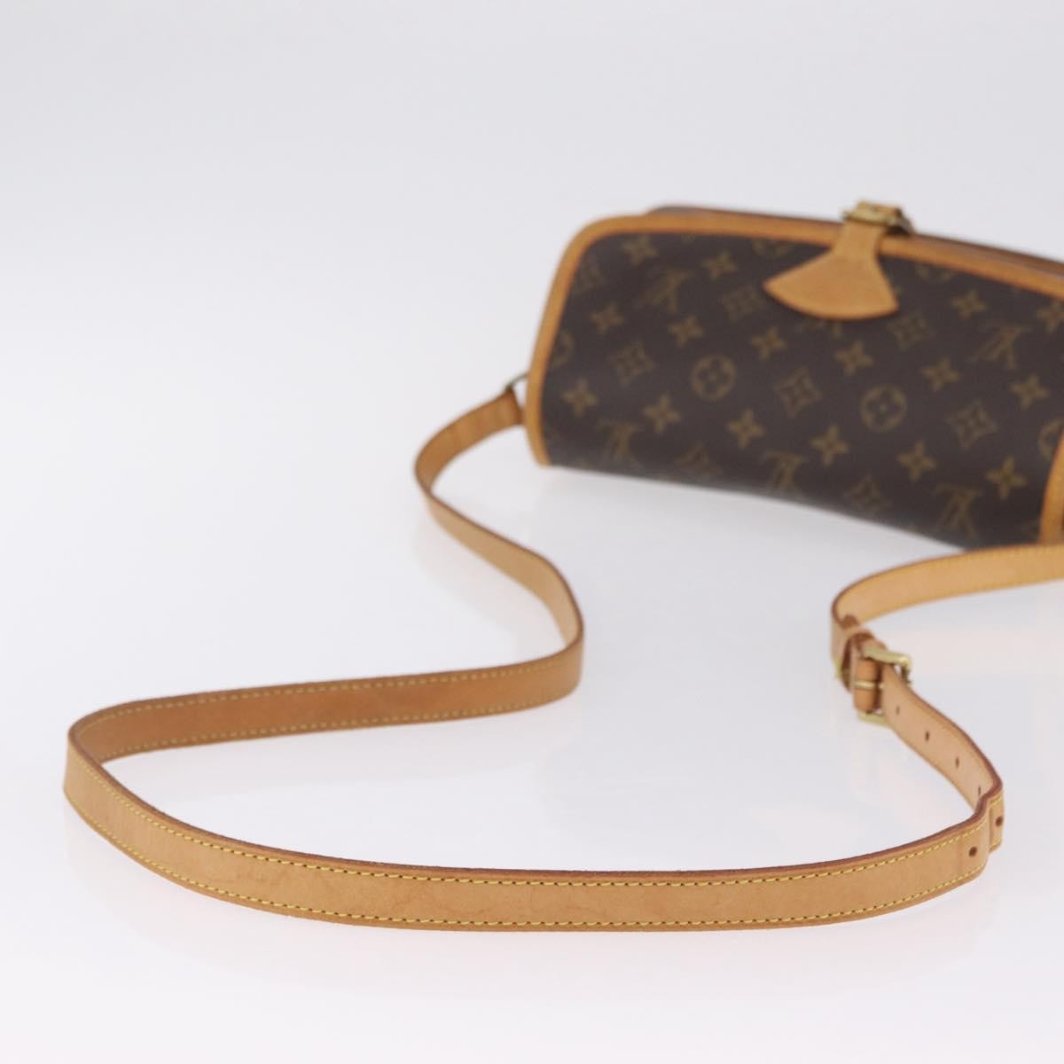 Louis Vuitton Sologne Monogram Canvas Brown Canvas Handbag (Pre-Owned)