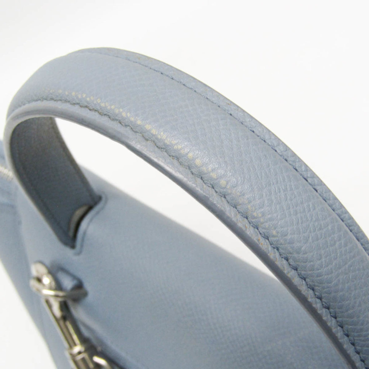 Celine Belt Smooth Calfskin Blue Leather Handbag (Pre-Owned)